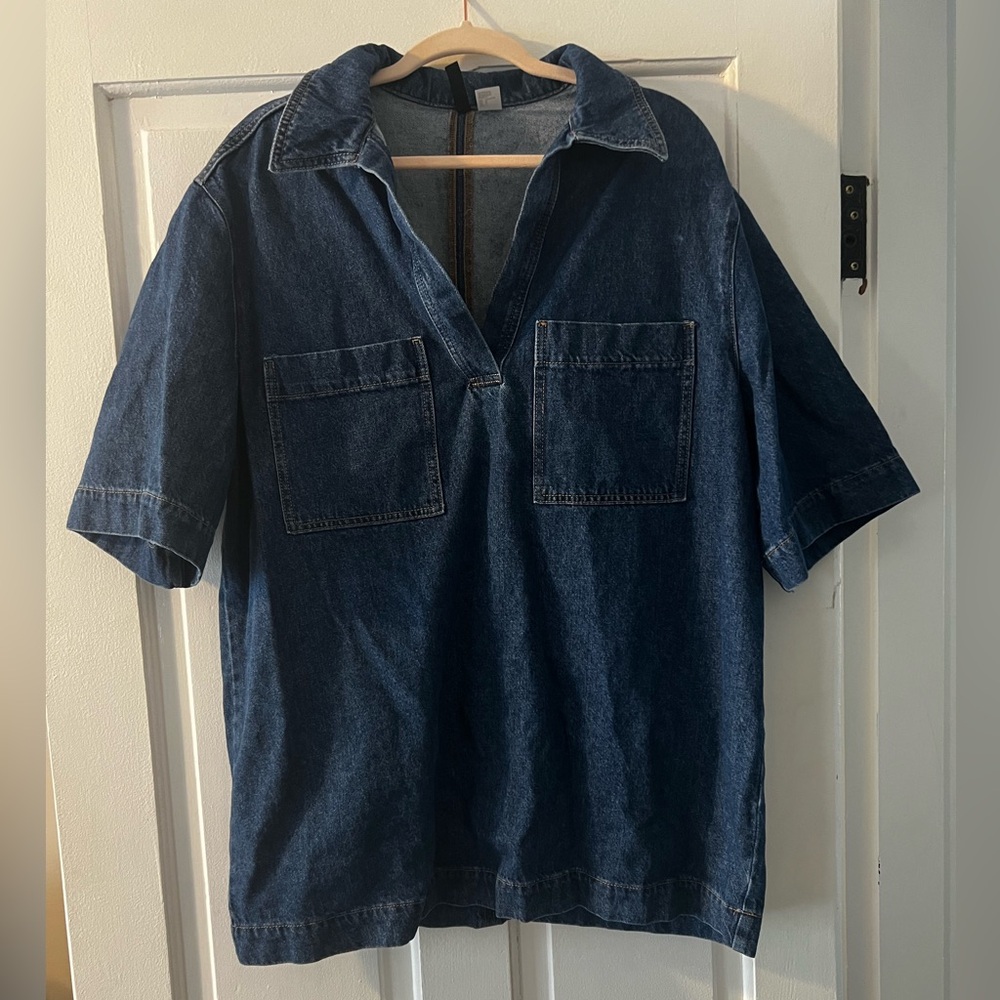 H&M Blue Denim Dress